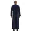 Etnische kleding Midden-Oosten moslim heren goud fluweel geborduurd gewaad islamitische kaftan heren Jubba