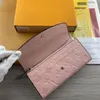 Modeontwerper portemonnees luxe dames korte portemonnees reliëf bloemletters creditcardhouders dames geruite geld clutch tassen met originele doos hoogwaardige AA