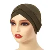 Testa cruz interior hijab chapéu feminino camisa muçulmana ninja boné lenço gorro macio underscarf perda de cabelo envoltório