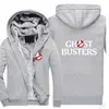 Bluzy męskie 2023 Ghostbusters film Winter Men polarowe ciepłe wysokiej jakości grube pulovery moda streetwear turtleck z kapturem bluza