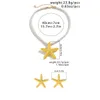 Pendentif Colliers Exagéré Boho Métal Big Starfish Star Collier ras du cou Femmes Été Punk Blanc Chunky Chaîne Y2K Bijoux Accessoires 230831