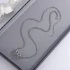 Chains VENTFILLE 925 Sterling Silver DNA ed Spiral Necklace For Women Personality Trendy Party Gifts Jewelry 2021 Drop264O