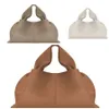 Kvinnor Totes Bag numero Neuf Designer Fullkorn Textured Leather Totes Handväska Dumpling Bag Layer Cowhide Handhållen Single Shoulder Messenger