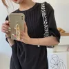 Casual Dresses Long Dress Women Youth Ins M-4XL Pure Simple O-neck Half-sleeve Summer Baggy Comfort Design Prevalent Femme Ulzzang