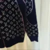 2023 Blue/Black Letter Print Women's Cardigan Brand Same Style Women's Sweaters DH038