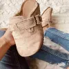 HBP Dres Shoe Nowa moda Kobiety Przyczynowo Faux zamsz Slipper Wedge Obcowanie Cork Mule Platform