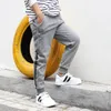 Hosen Große Jungen Gestrickte Hosen Kinder Sommer Herbst Casual Harem Kleidung Für 514T Teenager Sport Schwarz Grau Gelb 230831