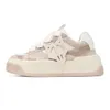 Naakte wolfe ontwerper heren casual schoenen wit zwart goud rode mannen dames mode platform trainers sport sneakers00333