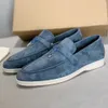 Piana Chaussures Summer Walk Charms en daim mocassins Moccasins Femmes LP MOLANS COUPLES COUPE VÉLICATION Men de cuir