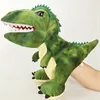 Vendita calda bambini cartone animato dinosauro burattino di mano peluche animale fabbrica educativa personalizzato peluche di alta qualità per bambini