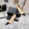 Leer Dames Hoge Hakken Designer Mode Puntige Jurk Schoenen Sexy Stiletto Feestschoenen Schapenvacht Jurk Schoenen Werkschoenen Hoge Kwaliteit Boot Veters Doos