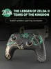 Gamecontrollers Joysticks Bluetooth Draadloze gamepads Controller Tears of the Kingdom Pro Joystick voor NS PC Android V3 IOS HKD230831