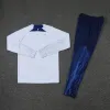 2022 Français France Survêtement Training Suit Coupe du monde de football Jersey Benzema MBAPPE Equipe de Ensembles complets Kit enfants Hommes 2023 Francais Half Pull Chandal Futbol