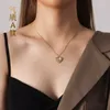 Pendant Necklaces Est Design Heart Waterdrop Retro Pattern Necklace Jewelry For Women