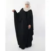 Abbigliamento etnico Ramadan Donne musulmane Abito aperto Abaya Indumento di preghiera Abito Jilbab Caftano Abaya Islamico Oversize Jubah Eid