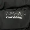 Дизайнерский doudoune 2023AW Corvidae Puffer Зимний пуховик Парки Съемное пальто Одежда высочайшего качества с оригинальной вышивкой Теплые куртки