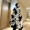 Женские траншевые пальто 2023 зимние изделия из искусственного меха Женщины сгущенной коров