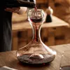 Bar Tools 1800ML Big Decanter Handmade Crystal Red Wine Brandy Champagne Glasses Decanter Bottle Jug Pourer Aerator For Family Bar 230831