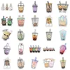 Gift Wrap 50 STKS Leuke Bubble Tea Sticker Esthetische PVC kinderen Koreaanse Briefpapier Decoratie Scrapbooking Schoolbenodigdheden