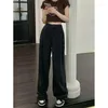 Jeans para mujer Mujeres Streetwear Vintage Denim Pantalón Azul Oscuro Baggy Mujer Alta Cintura Alta Diseño de gran tamaño Pantalones femeninos Y2K Básico