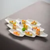 Borden Zuiver Wit Onregelmatig El Hoogwaardig Keramisch Bord Servies Keuken Fruitsalade Steak Sushi