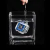 New Transparent Shell Waterproof Electronic Lighter Outdoor Windproof Double Arc USB Charging Gadgets AGIH