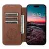 Luxury Magnetic Folio Leather Vogue Phone Case for iPhone 15 14 Plus 13 12 Pro Max Business Multiple Card Slots Wallet Kickstand Shell Supporting Wireless Charging