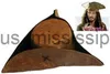 Cosplay Captain Jack Costume Props for Men Adult Unisex Pirate Sparrow Wigs Hat of The Caribbean Halloween Accessories Dress Up