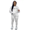 2023 Autumn Womens Tracksuits 2 قطع سراويل مجموعة مصممة هوديز التعرق في الأزياء