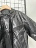 Men's Jackets 2023 Bright Black Men Zipper Jacket PU Leather Harajuku Winter Keep Warm Windproof and Waterproof Motorcycle Pilot Coat 230831