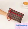 High-end New Trendy Long Plaid Handbag Mobile Phone Bag Coin Purse for Women Wrist Bags Wholesale