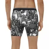 Cuecas Suspicious Kitty Breathbale Calcinhas Masculinas Cuecas Boxer Estendidas