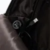 Rucksack Mode Leder Herren Business Computer Bagpack Oberschicht Rindsleder mit USB-Ladekabel Daypack Männer männlich