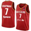 Print 2023 World Cup Deutschland Basketball Germany Jersey 7 Johannes Voigtmann 0 Isaac Bonga 13 MORITZ WAGNER 9 Franz Wagner 5 Niels Giffey 4 Maodo Lo National Team