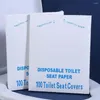 Toalety pokrywa 100 arkuszy/pudełko na pół-krotną matę rozpuszczalność w wodzie nie zatkana papierowa wyprawę do dyspozycji