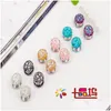 Pins Brooches 12Pcs/Dozen New Flower Elegant Magnet Brooch Classic Fix Pin Hijab Accessories Muslim Scarf Buckle 201009 Drop Delivery Dhgbd