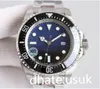 Montre pour homme bleu SEA-DWELLER lunette en céramique 44 mm en acier inoxydable automatique bracelet de plongée noir réglable montres pour hommes saphir lumineux montres-bracelets étanches