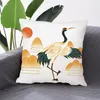 Pillow 45x45cm Digital Print Peach Skin Pillowcase Single Printing 2 Silk For Hair And