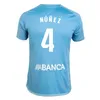 23 24 rc Celta de Vigo Denis Suarez F. Beltran Mens 축구 유니폼 Iago Aspas Franco Cervi Tapia Javi Galan Kevin Away Football Shirts