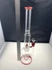 Hookahs honeycomb bong hookahs bongs for smoking Borosilicate glass vortex bong Gravity Hookah Elfrig ash catcher smoking blood red Customisatio