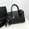 7A designer sacola feminina bolsa designer de alta qualidade compras sacos de couro genuíno moda com padrão de carta na moda straddle bolsa de ombro frete grátis