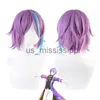 Cosplay Peruki 2023 Nowy projekt anime Project Sekai Kolorowa scena! Kamishiro Rui Cosplay Wig unisex mieszane kolorowe peruki odporne na ciepło syntetyczne włosy x0901