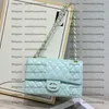 Hoogwaardige Avondjurk Tas Luxe Kettinghoes Dubbele Letter Dames Flip Caviar Schoudertas Designer Handtas Mode Klassieke Crossbody Tas Portemonnee