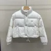 Cappotto moda donna abbigliamento firmato da donna giacca invernale da donna firmata giacca corta giacca di alta qualità con maniche staccabili caldo parka