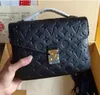Shoulder Bag Woman Sale Discount Quality Metis Handbag Genuine leather handle brand designer floral letters checkers plaid