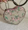 Desinger Heart Shaped Bag Mini Cute Shoulder Bag Women CO Handbag Vintage Cloudy Tote Leather Fashion Pink Crossbody bag