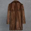 Women's Fur Faux Coats Autumn Winter Milk Men Long Plus Size Slim Suit Collar Single-breasted Warm 6XL Jackets XF858