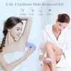 Epilator Kemei 4in1 Kvinnor Electric Shaver Body Hair Removal Lady Leg Bikini Trimmer Remover Underarms laddningsbara 230831