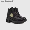 Nouveau Femmes Bottes Designer Talons Bottines Véritables chaussures Mode Hiver Automne Martin Cowboy En Cuir matelassé À Lacets Chaussure D'hiver En Caoutchouc Femmes Semelle Chaussures Talon Haut