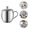 Mugs Stainless Steel Water Cup Wear-resistant Milk Home Supply Household Coffee Mug Beer